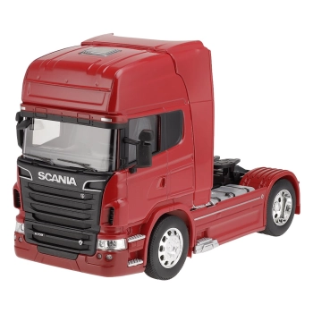 Model 1:32, SCANIA V8 R730, ciągnik dwuosiowy, czerwony