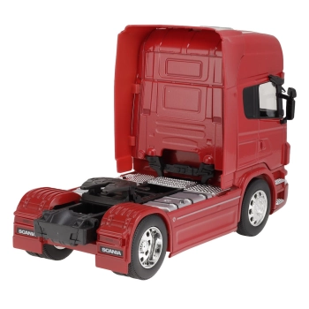 Model 1:32, SCANIA V8 R730, ciągnik dwuosiowy, czerwony