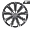 Kołpaki RAZE silver / black 16", 4 szt.