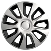 Kołpaki Stratos silver / black 16