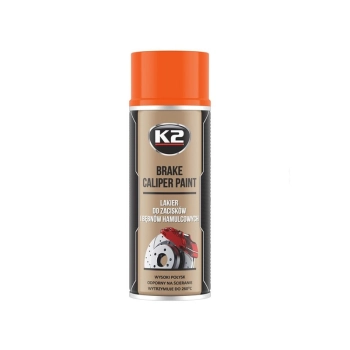 BRAKE CALIPER PAINT Lakier do zacisków i bębnów hamulcowych, pomarańczowy, 400 ml