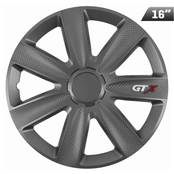 Kołpaki GTX carbon graphite 16", 4 szt.