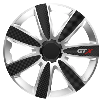 Kołpaki GTX carbon black / silver 14