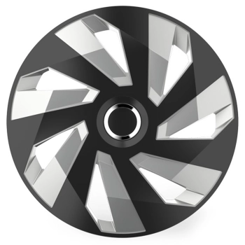 Kołpaki Vector RC black / silver 15