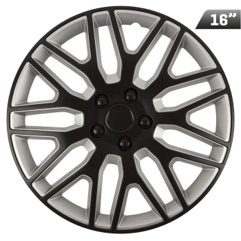 Kołpaki Dakar black / silver 16", 4 szt.