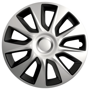 Kołpaki Stratos silver / black 16