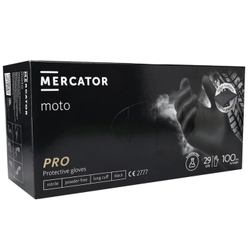 MERCATOR Rękawice nitrylowe moto PRO, rozm. XL, 100 szt.