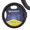 MICHELIN Pokrowiec na kierownicę "M" 36,8-39,4 cm, czarny-czerwona nitka
