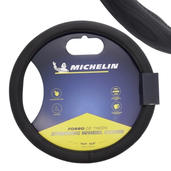 MICHELIN Pokrowiec na kierownicę "M" 36,8-39,4 cm, czarny